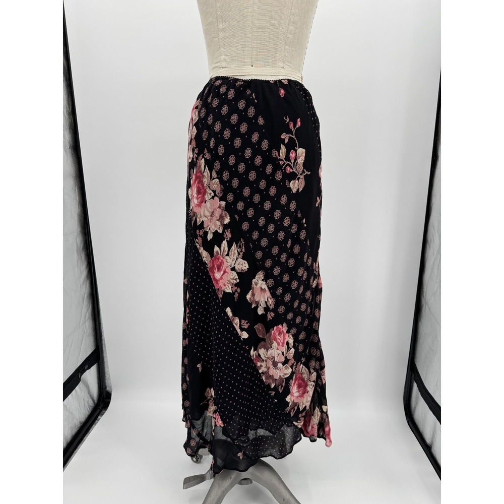 Vintage Temptation Skirt 12 Patchwork Floral Boho Retro Y2K 90s Dark Romantic - Picture 3 of 8